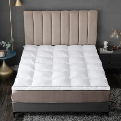 Coprimaterasso per hotel in cotone, coprimaterasso queen size 300 tc